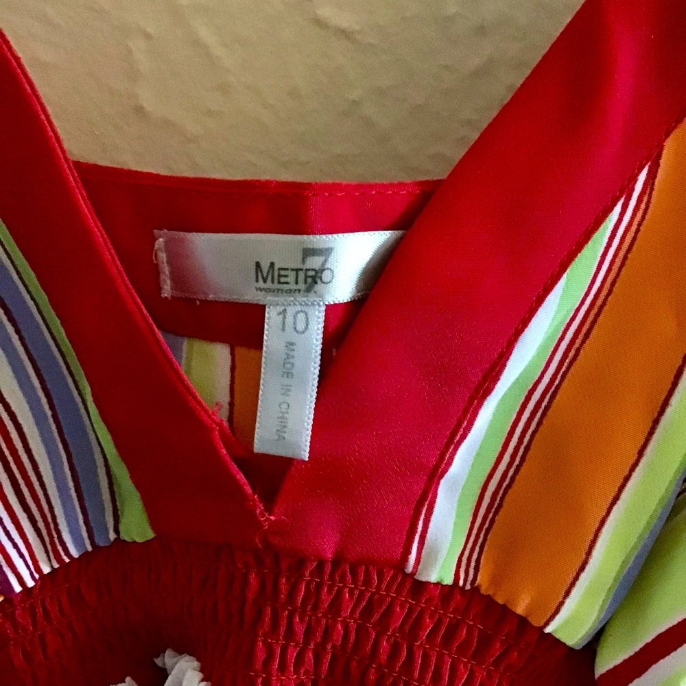 Metro7 tank top blouse top for women size 10